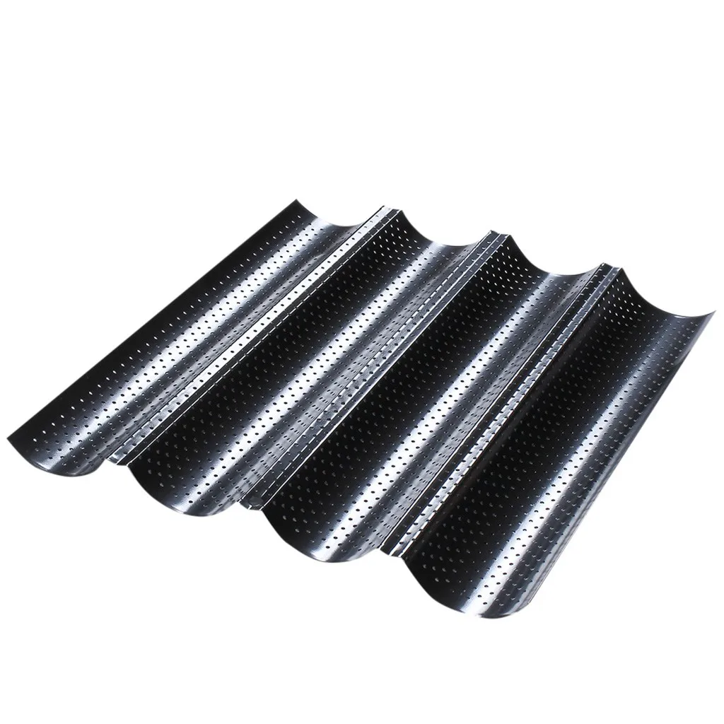 40 #3 сетка Серебряная багетная форма печь для выпечки волна французский противень