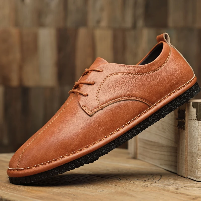 

Breathable Casual Shoes Casual Sneaker Zapatillas Hombre Zapatos Cuero Leather Shoes Men's Fashion Men 2020 Mens Sneakers