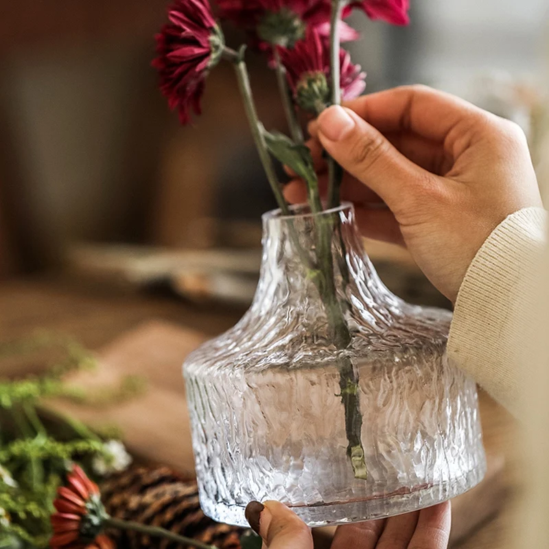 Скандинавская стеклянная ваза для цветов цветочный горшок контейнер домашнего