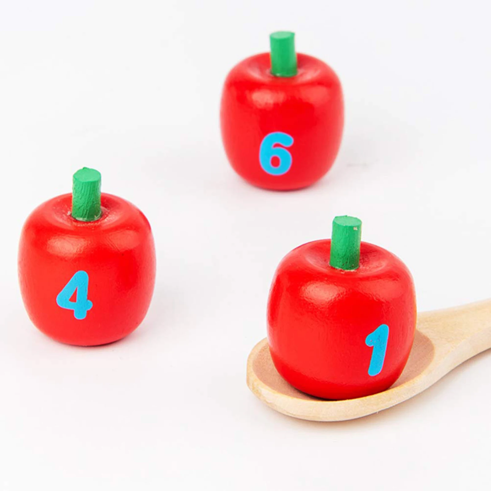 

Montessori Apple Toy for Children, Early Learning Educational Toy