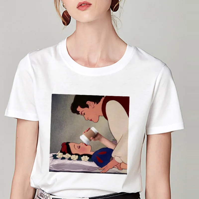 Футболка женская летняя с принтом Белоснежки | Женская одежда