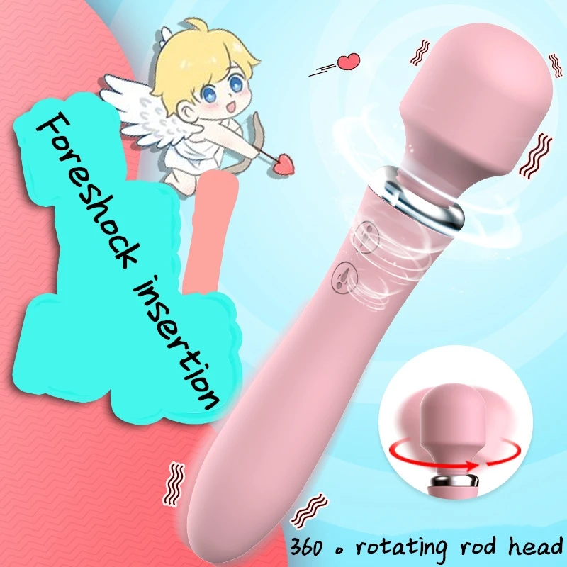 Женский двухсторонний вибратор AV женский мастурбатор дилдо Вибраторы палка G spot