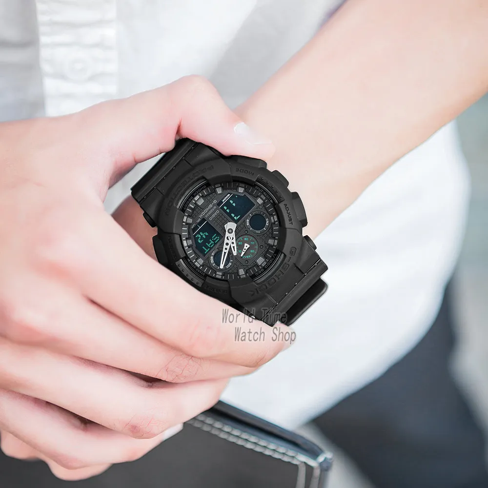Мужские часы Casio G SHOCK топ роскошный комплект LED военный хронограф relogio цифровые