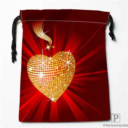 Custom Printing colorful-heart Drawstring Shopping Bags Travel Storage Pouch Swim Hiking Toy Bag Unisex Multi Size19-01-04-35 | Багаж и