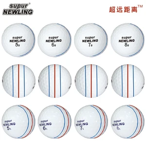 12 шт мячи для гольфа Supur Newling Triple Track Long Distance 3-pieces Golf Ball 3 Line Совершенно новый игровой мяч Прямая поставка