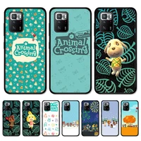 animal crosing phone case for redmi note 10 9 8 6 pro 8t 5a 4x x 5 plus 7 7a 9a k20 cover