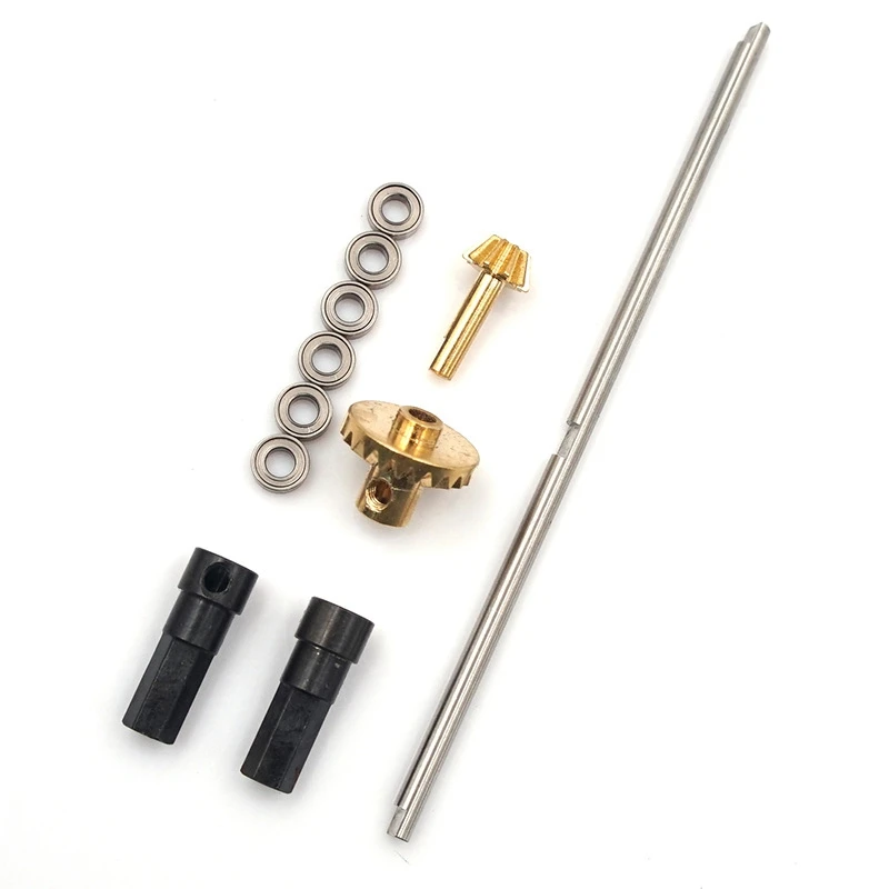 

1 Set Metal Drive Shaft Gear Bridge Rear Axle Kit & 1 Set Metal Drive Shaft Gear Bridge Front Axle Kit