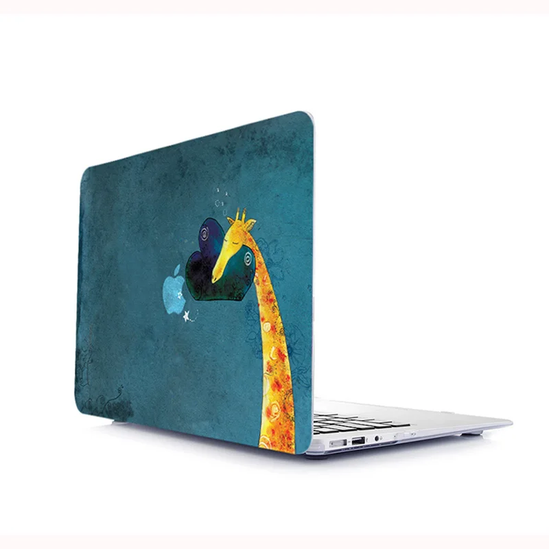 Пластиковый жесткий чехол для ноутбука с животным принтом для MacBook Air Pro retina 11 12 13 15 дюймов чехол для Macbook A1707 A1706 A1708 чехол