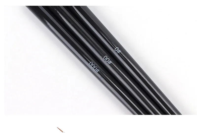 3 шт./компл. профессиональная нейл арта резьба ручка нажмите с силой так набор