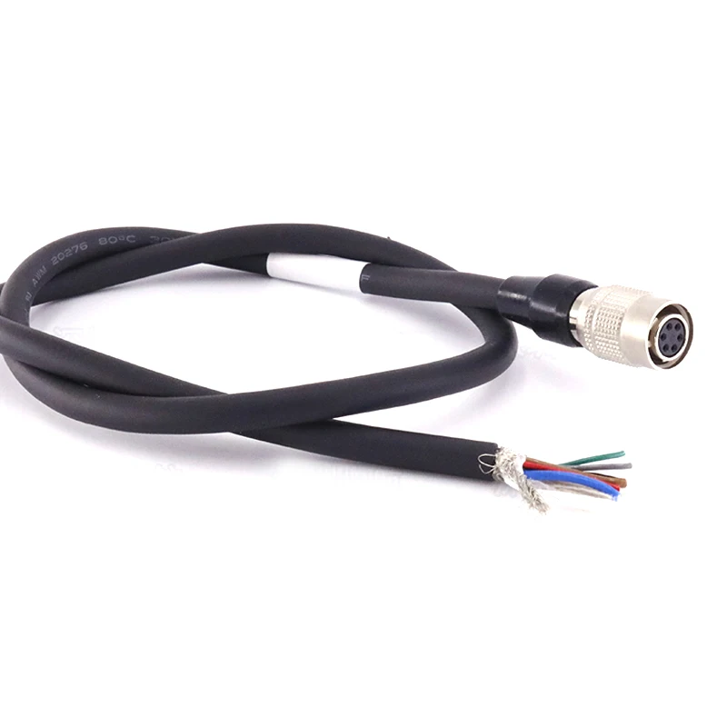 1 шт. high flex hirose 6 pin basler GIGE AVT SFCC-6S hr10a-7p-6s нормальный кабель женский hirose 6pin разъем объектив ПЗС-камеры кабель