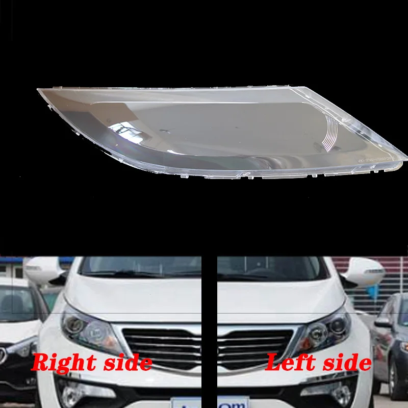Передние фары для Kia Sportage R 2009 2010 2012 прозрачные затемненные лампы кожух маски