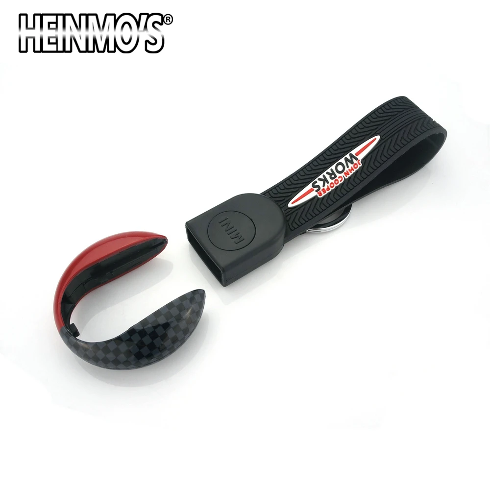JCW Чехол-сумка для ключей MINI Cooper F54 F55 F56 F57 F60 Countryman Clubman, защитный держатель, аксессуары для укладки MINI F56 - Название цвета: JCW