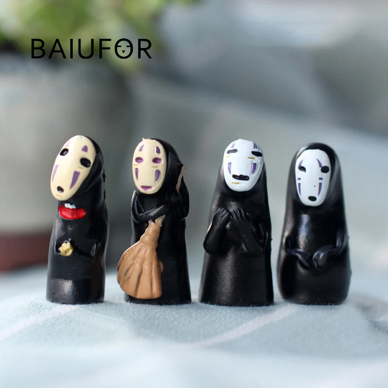 BAIUFOR мужские фигурки без лица Мультяшные аниме фото и миниатюры Мини садовые
