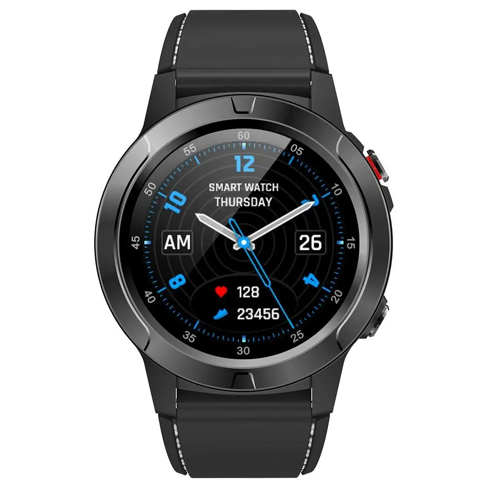 black Смарт-часы Virtoba M4, мужские компасы, gps, умные часы, многоязычные, IP67, водонепроницаемые, пульсометр, часы, напоминание о звонках - Цвет: black