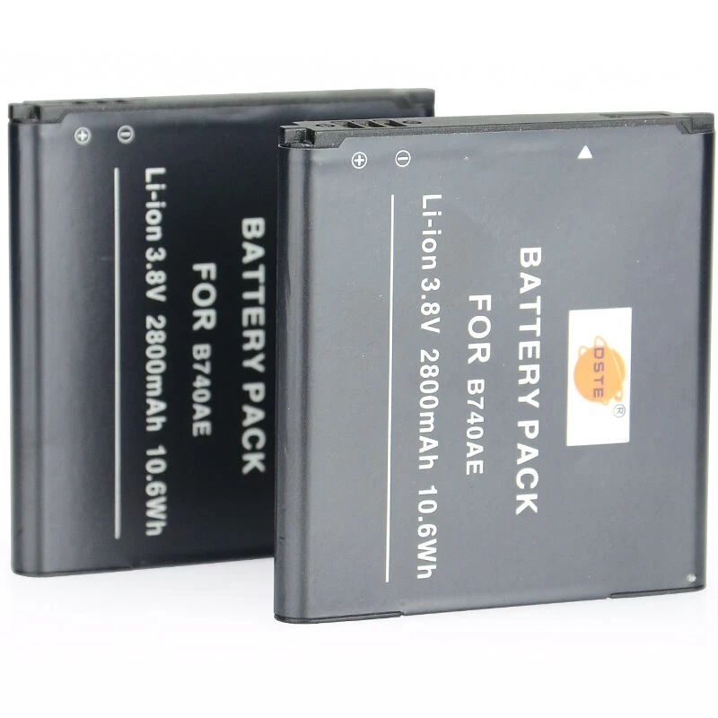 Зарядное устройство для цифрового зеркального фотоаппарата 2 шт. 2800 мАч 3 8 в B740