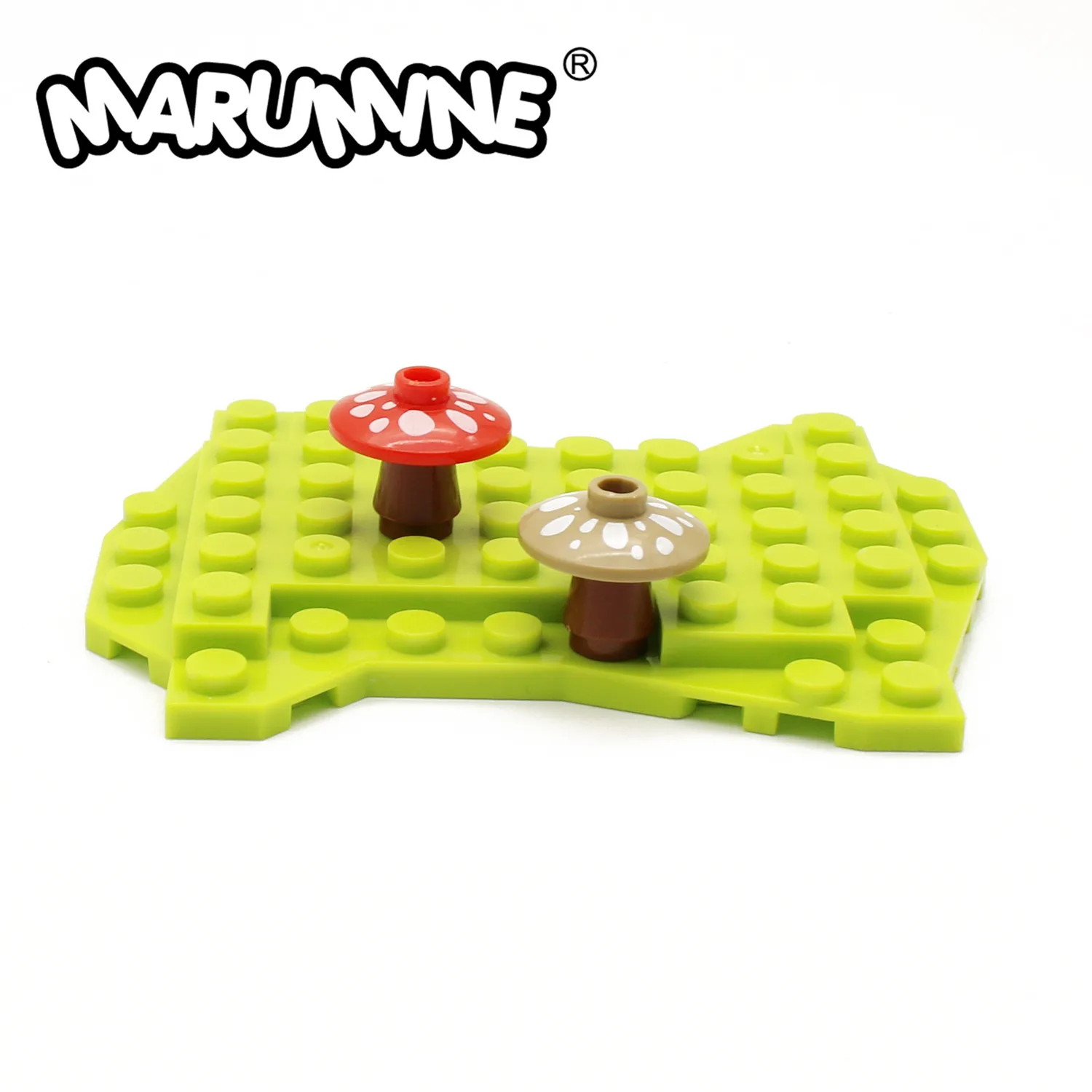 Marumine MOC гриб 12992 строительный блок 59900 4740 растение натуральная развивающая