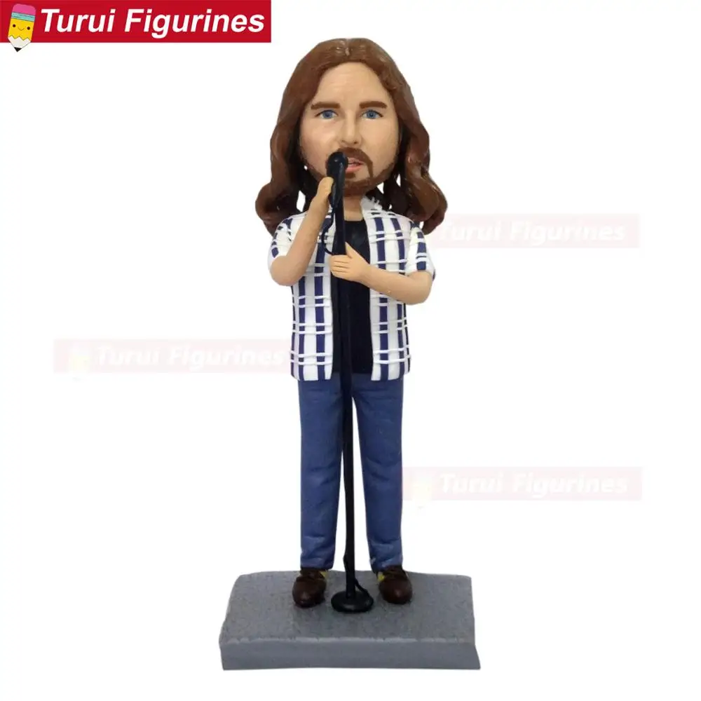 

Images of photo to bobblehead heads creator pesonalized singer bobblehead dolls custom bobbl head singer on stage miniature gift