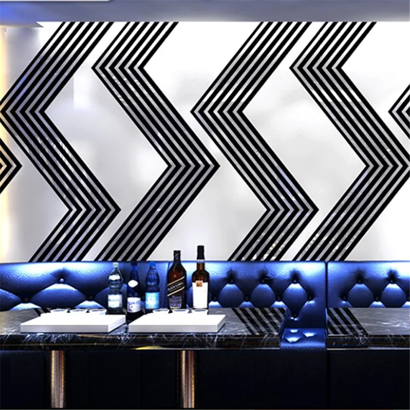 Новинка обои для караоке 3d отражающие специальный бар тематическая коробка