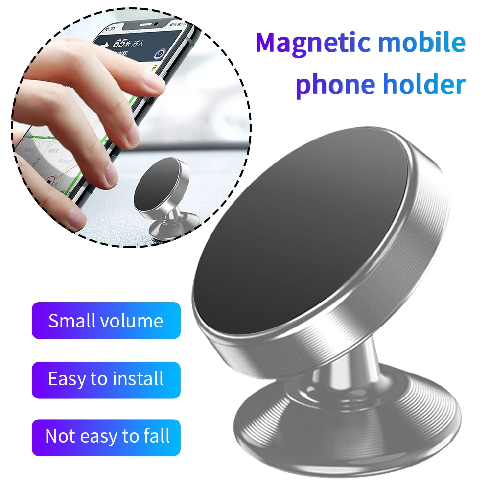 

Магнитный держатель для телефона, универсальное магнитное крепление, автомобильная магнитная подставка GPS для iPhone 13, SamSung, автомобильные ак...