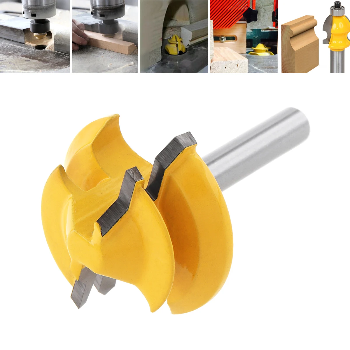 45 Degree Milling Cutter 1/4*1-3/8 Woodworking Slotting Tool/Trimming Machine Head/Engraving File | Инструменты