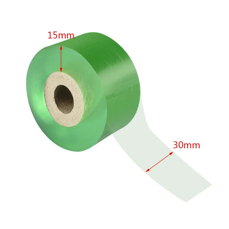 

2 Rolls Grafting Tape Self Adhesive Garden Plant Repair Floristry Plug Tape Foot Stretchable Band for Floral Fruit Tree Seedling