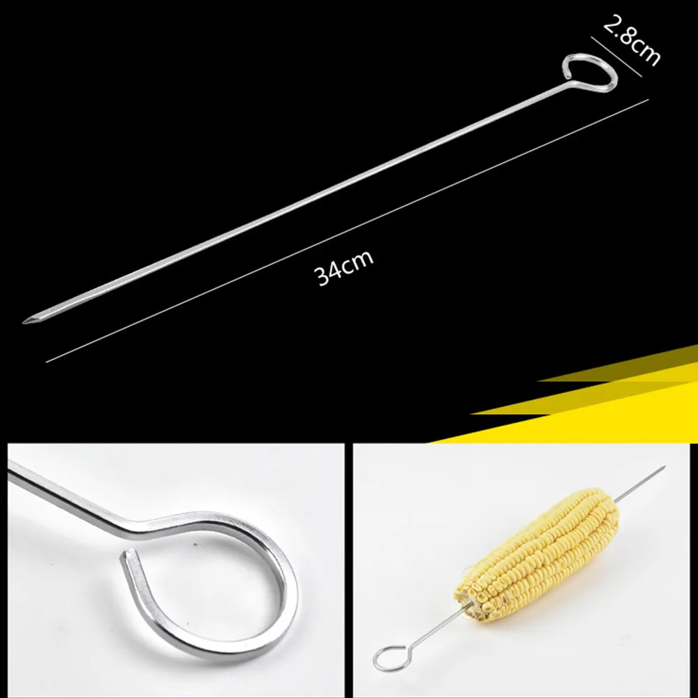 9pcs/set Stainless Steel BBQ Tools Set Barbecue Grilling Kit Knife Fork Shovel Brush Clip Skewers With Oxford Bag Utensil |