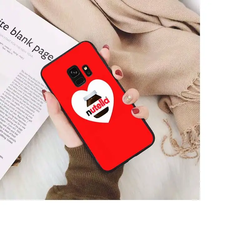 

YNDFCNB Chocolate Nutella Phone Case For Samsung Galaxy S20 S10 Plus S10E S5 S6 S7edge S8 S9 S9Plus S10lite 2020