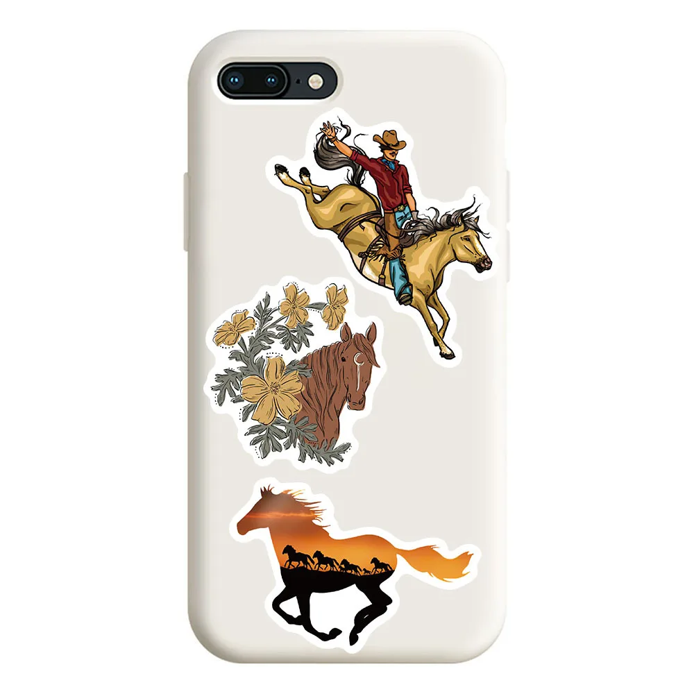 103050pcs horseman equestrian horse stickers aesthetic diy laptop phone luggage water bottle waterproof graffiti decal sticker free global shipping