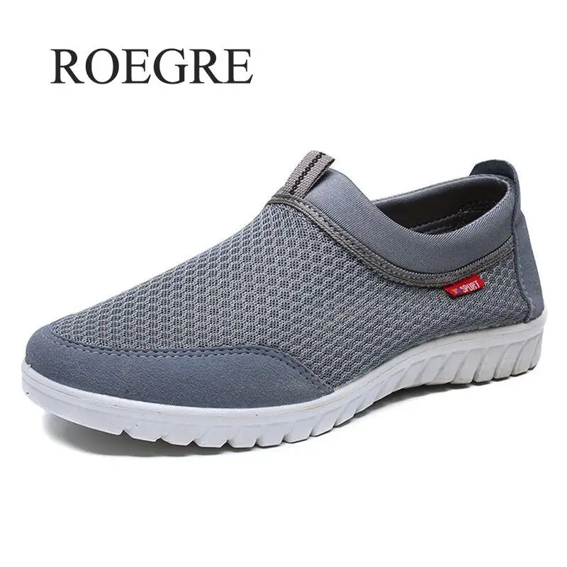 

Мужские кроссовки с дышащей сеткой, черные Повседневные слипоны, лоферы для прогулок, размеры 38-48, для лета, 2019