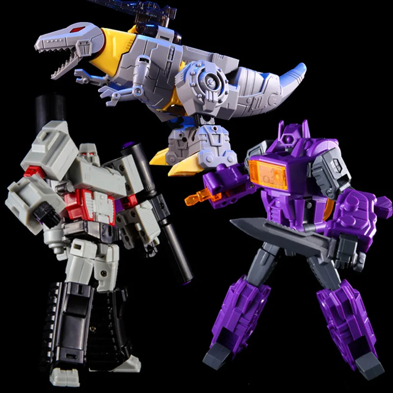 Собранные трансформаторы G1 Гримлок Shockwave Shockblast Робот Динозавр экшн фигурка