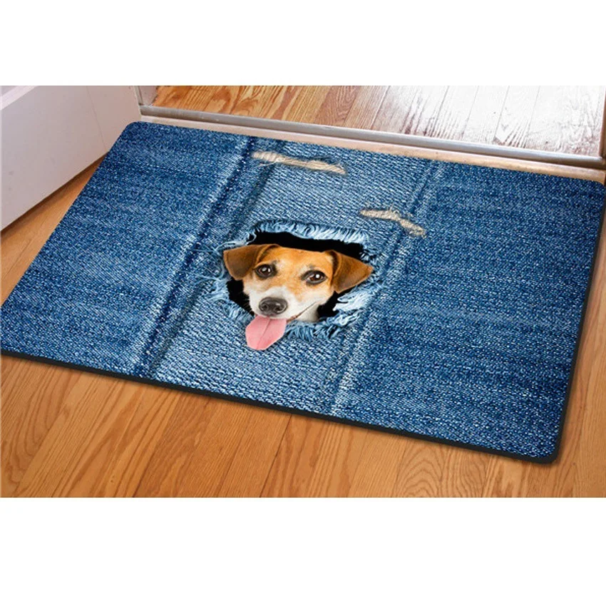 Противоскользящий коврик для ванной OIMG ковер комнаты напольный с 3D рисунком