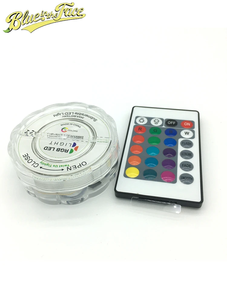 16 цветов водонепроницаемая светодиодсветильник для кальяна с дистанционным