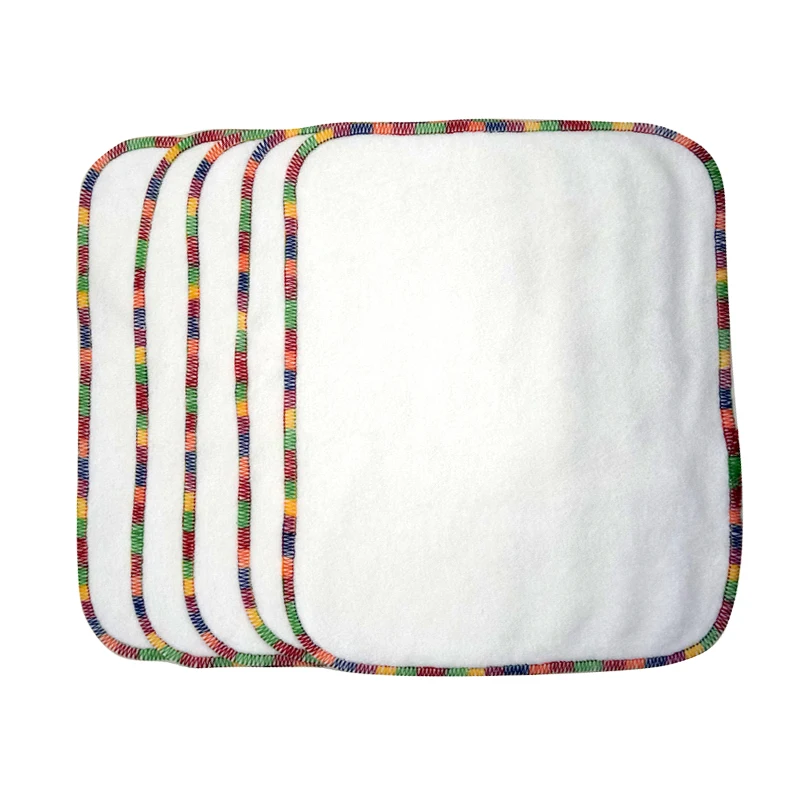 

100% bamboo terry baby wipes, reusable baby wipe and washable baby towel 10pcs