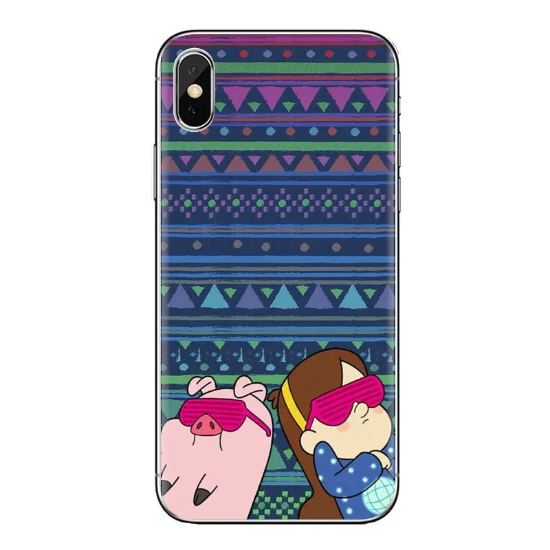 For Samsung Galaxy S2 S3 S4 S5 MINI S6 S7 edge S8 S9 Plus Note 2 3 4 5 8 Coque Fundas Cell Phone Cover gravity falls Waddles pig |