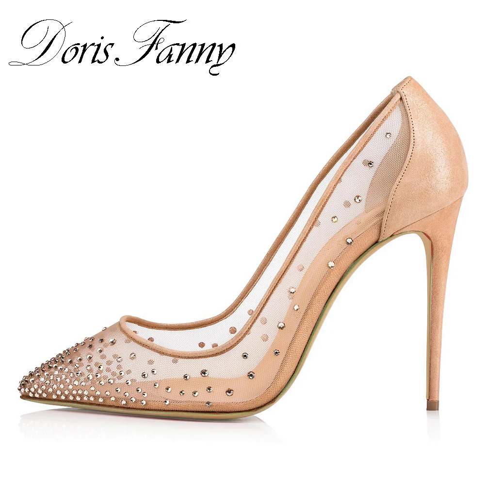 Дорис Fanny пикантные Туфли на высоких каблуках высоком каблуке вечерние туфли с