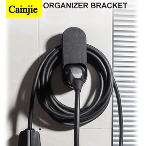 2021 new tesla charger holder charging types 2 organizer wall bracket car accessories for model 3 y s x charging cable organizer free global shipping