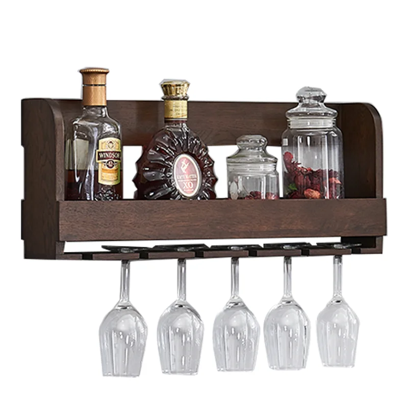 Бревенчатый винный лак висящий на стене украшение шкаф для дома креативная