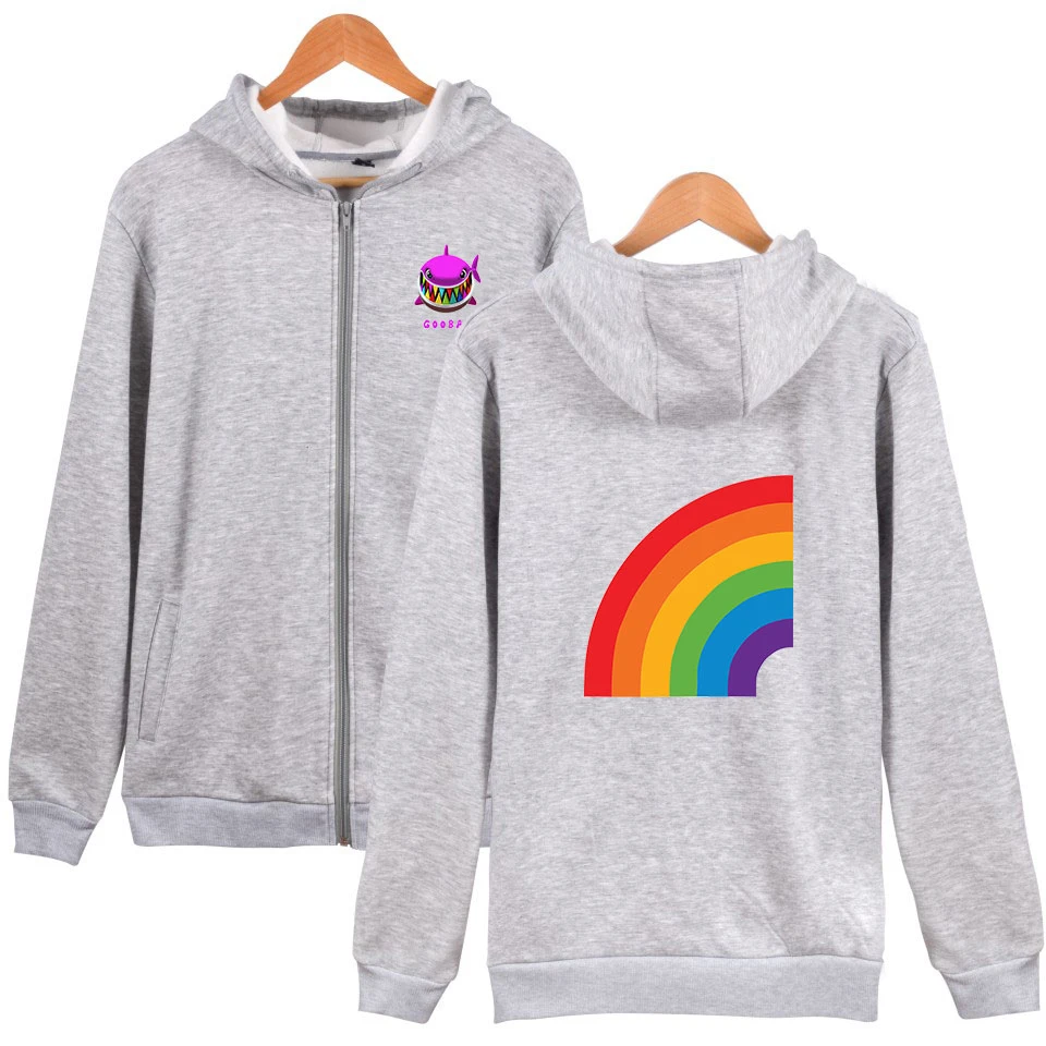 

Модная новинка 6ix9ine Gooba Harajuku толстовка на молнии для мужчин и женщин хип-хоп Толстовка Топы Осенняя Высококачественная спортивная одежда