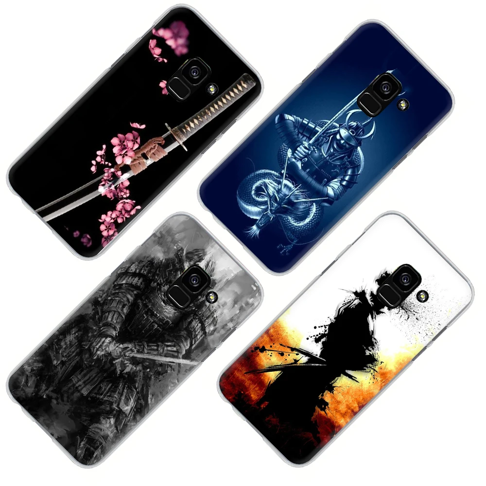 Жесткий чехол для телефона Samurai Warrior Japan soldier Samsung Galaxy A2 Core A20E A70S J4 J7 J8 2018 J6 Plus Prime |