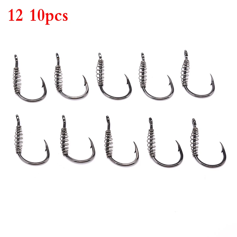 10 шт./лот пружинный крючок из высокоуглеродистой стали поворотный с зазубриной