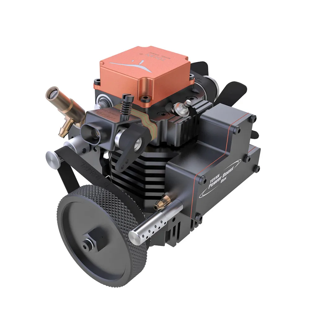 

New TOYAN Four Stroke Methanol ModelEngine with Starting Motor for 1:10 1:12 1:14 RC Car Boat Airplane- FS-S100A