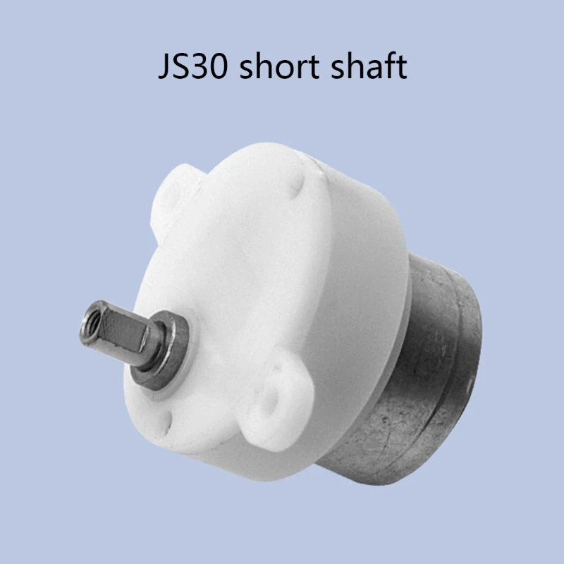 

JS30 Motor DC 3V/6V Micro Reduction 32mm Plastic Gear Motor Eccentric Low Speed 5RPM 6RPM 100RPM Mute Hobby