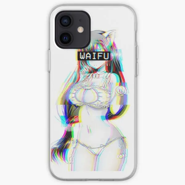 

Waifu Anime Neko Cat Girl Phone Case for iPhone 11 12 13 Pro Max Mini 6 6S 7 8 Plus 5 5S SE X XS XR Max TPU Silicon Accessories