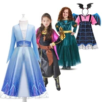 helloween princess dress 2021 girl elsa anna dress costumes kid party dresses baby girl clothes unicorn tianan belle arabian