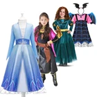 Платье принцессы для Хэллоуина, 2021, платье Эльзы и Анны, Детские вечерние платья, одежда для маленьких девочек, единорог, тяньань, красавица, арабский