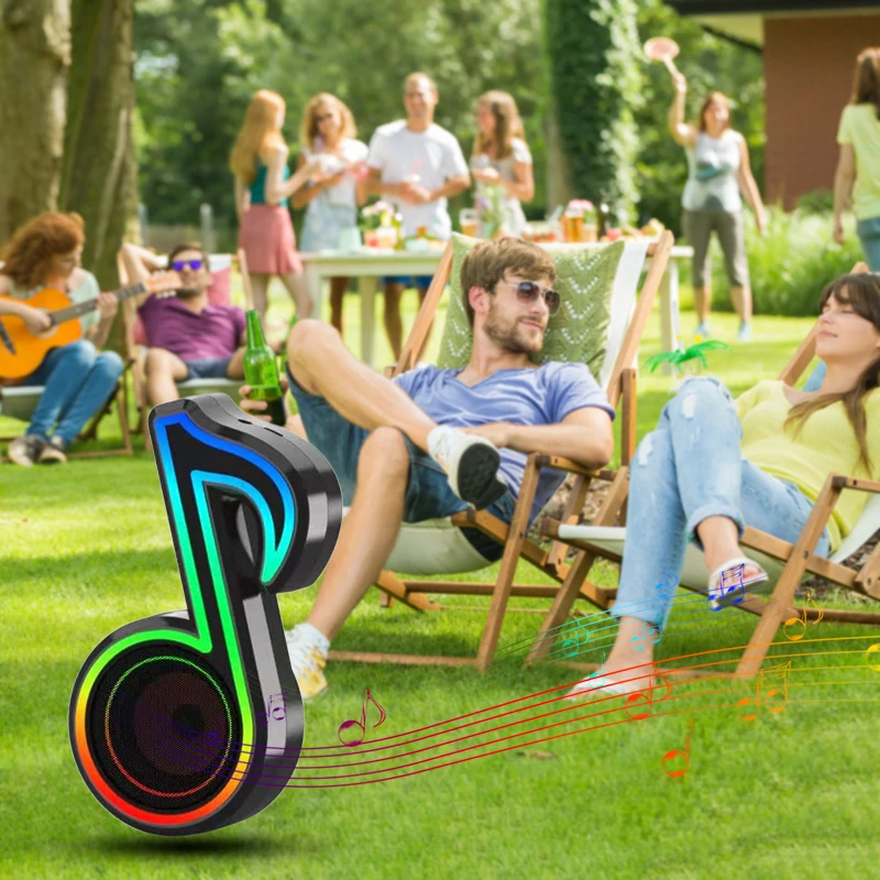 Новая креативная Bluetooth-Колонка RGB мини Bluetooth-Колонки со светодиодной подсветкой