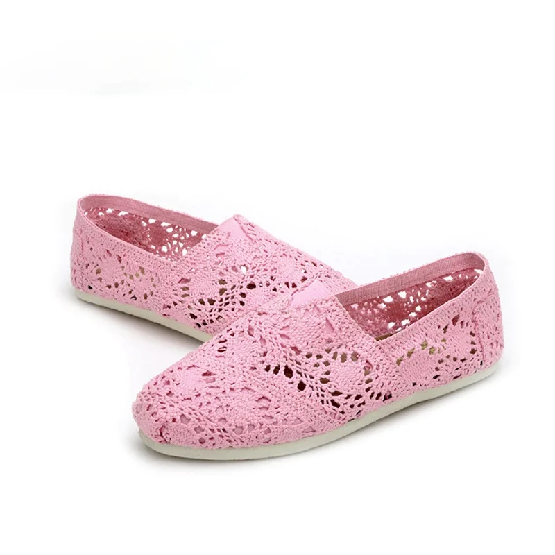 

Women's Lace-up Casual Hollow Flat Shoes Spring and Summer Sports Shoes Women's Fashion Mesh Women's Breathable Shoes