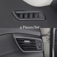 for nissan x trail t32 rogue 2014 2020 abs plastic car conditioner air outlet decoration cover trim car styling accessories 4pcs