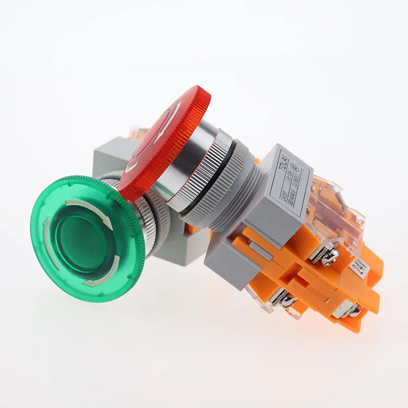 Светодиодная Аварийная остановка 22 мм поддерживается со светодиодной