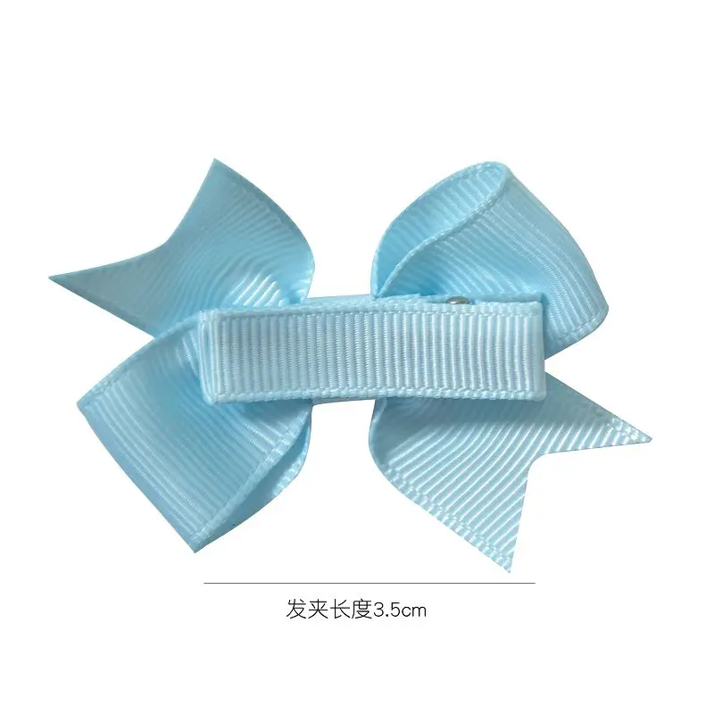 2 шт. заколки для волос с бантом из корсажной ленты девочек милые украшения